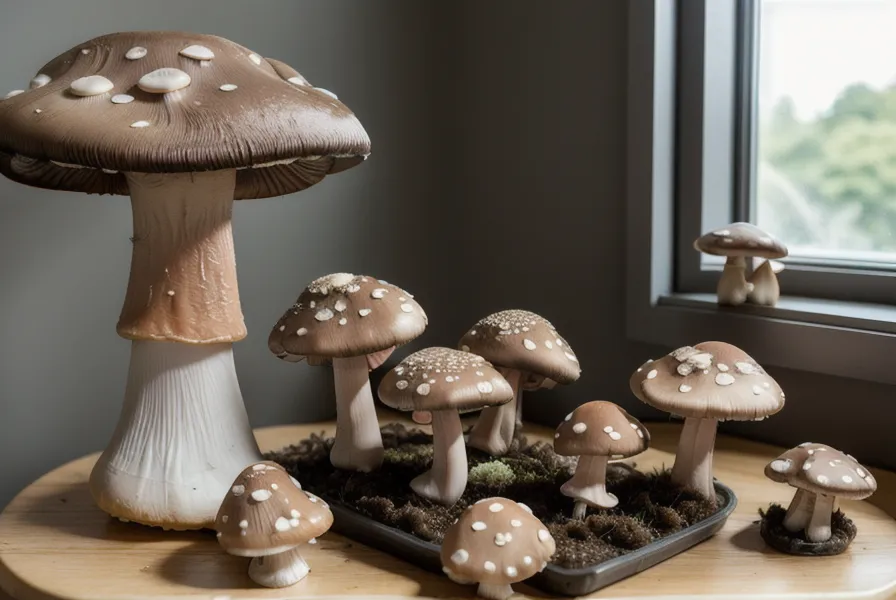 Cosecha de gírgolas lista tras recuperar el cuidado del micelio en un cultivo urbano