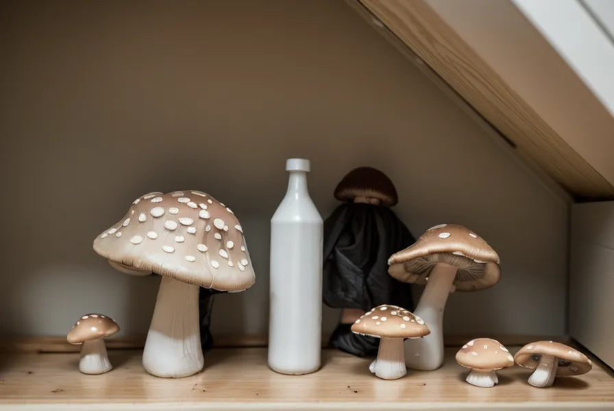 Gírgolas gris perla recién cortadas para el revuelto, hongos comestibles de cultivo casero