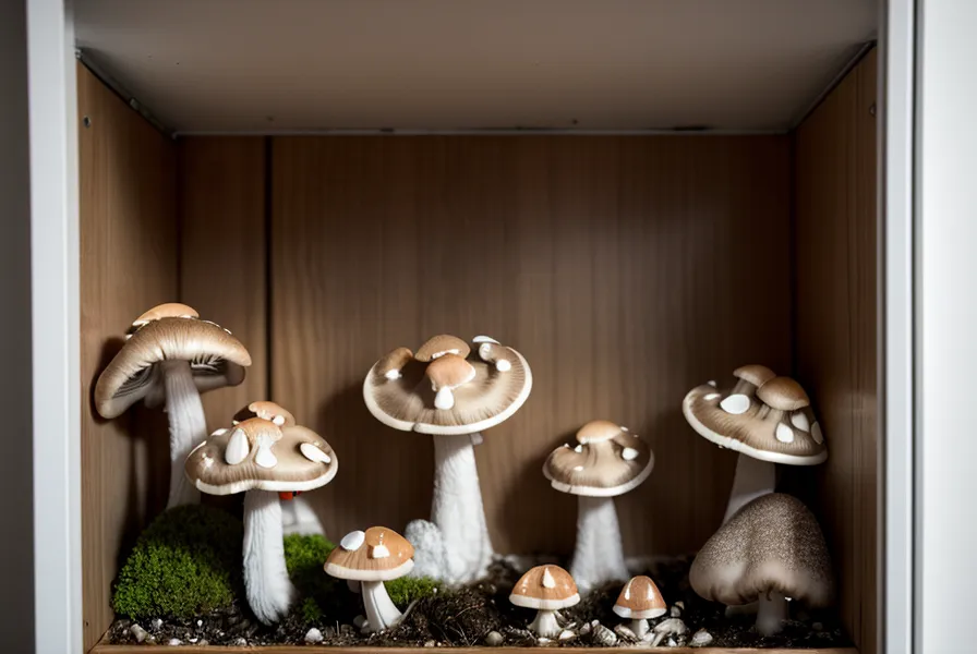 Contaminación de moho verde Trichoderma en una bolsa de cultivo de hongos casero, una señal de que algo salió mal.