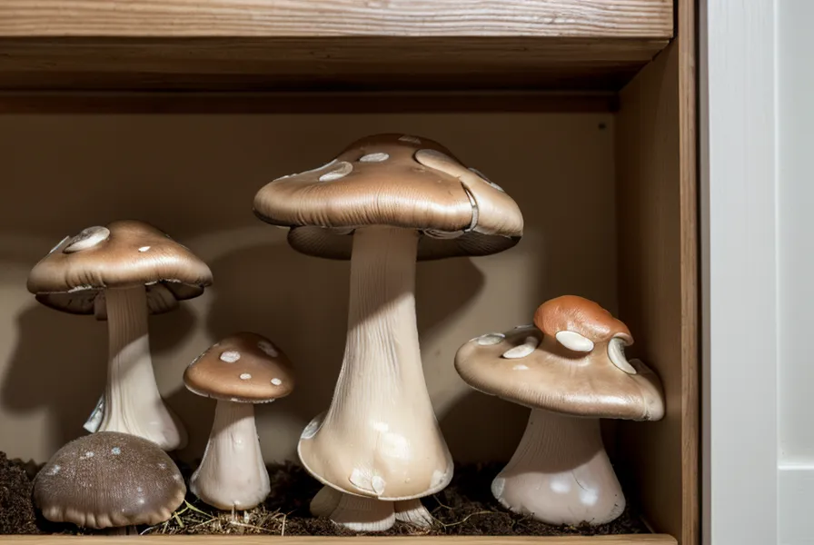 Contaminación con moho verde Trichoderma en un frasco de sustrato de cultivo de hongos