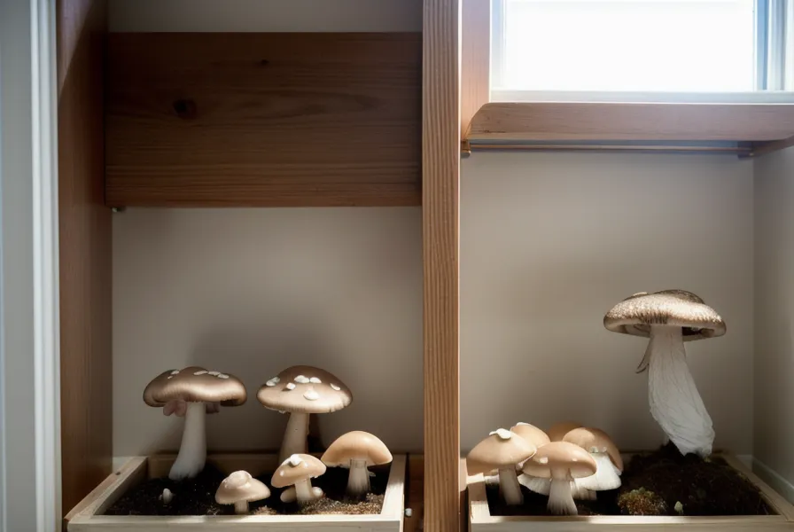 Cultivo hogareño de hongos gourmet en un placard de departamento con poco espacio en Rosario