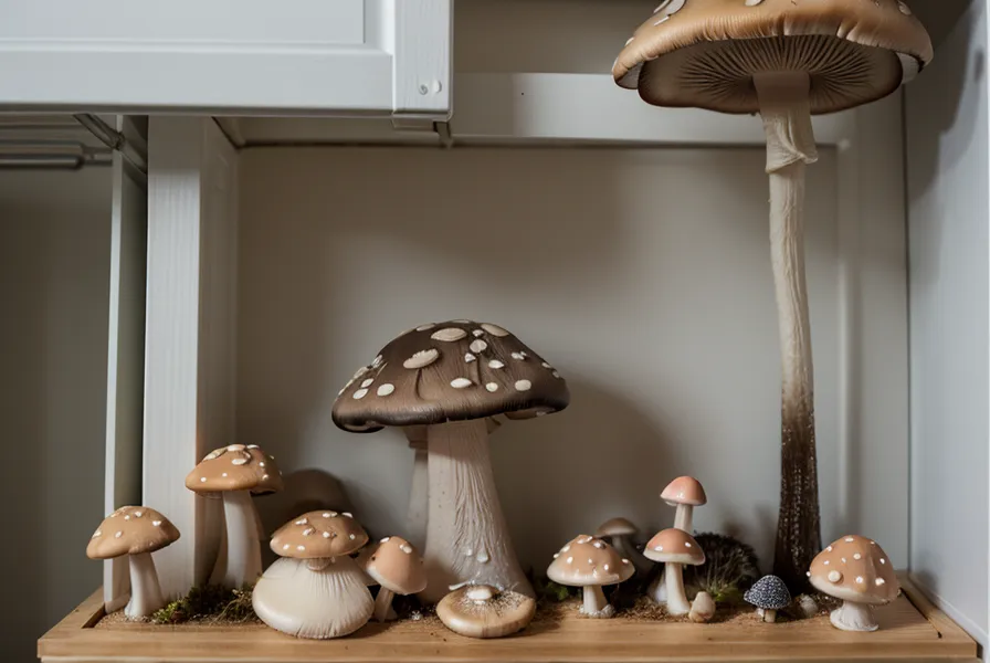 detalle de los dientes blancos de la melena de león, cultivo en casa