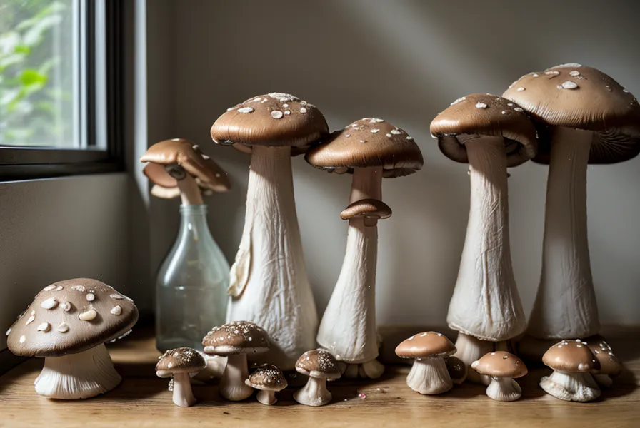 Bloque de sustrato para cultivo de hongos totalmente colonizado por micelio blanco antes de fructificar.